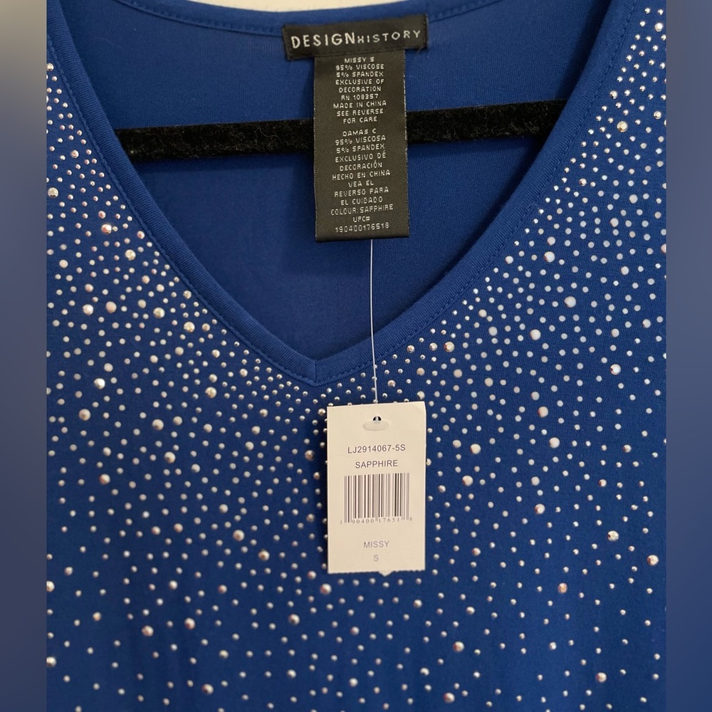 Design History Rhinestone Top - Picture 4 of 4